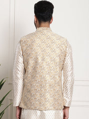 Men's Jacquard Silk, Mustard