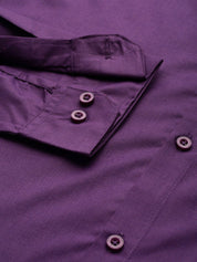 Men's Cotton Dark Purple