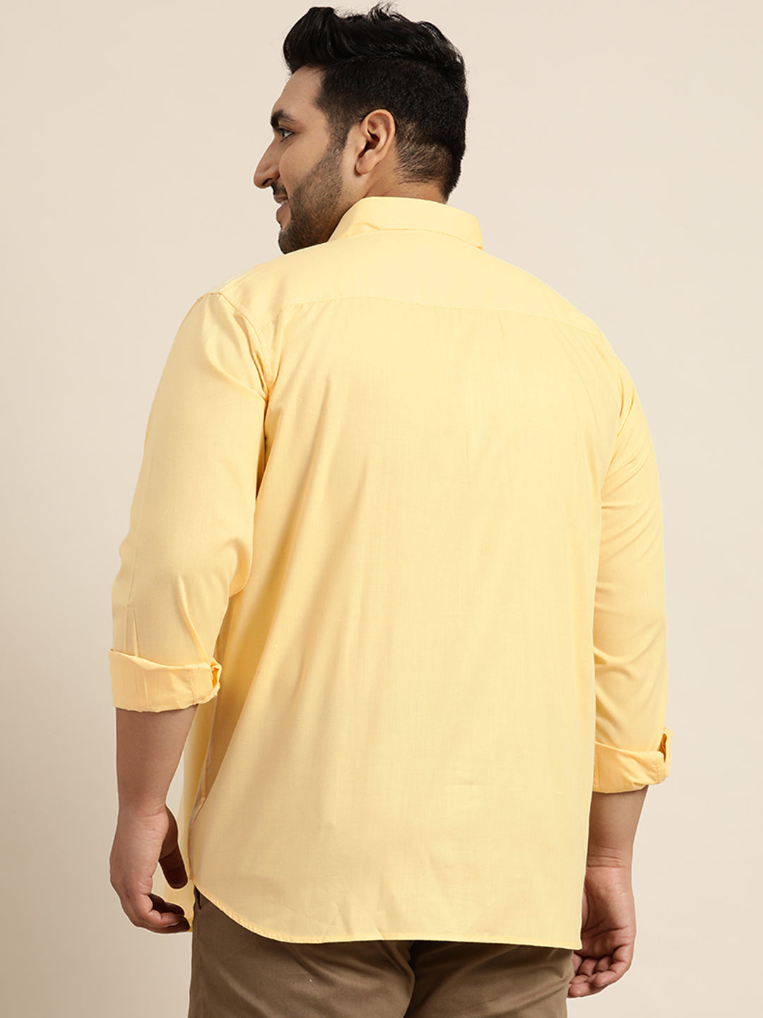 Men's Cotton Yellow